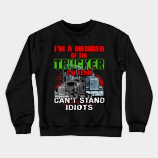 Trucker T Shirts | Truck Driver Crewneck Sweatshirt